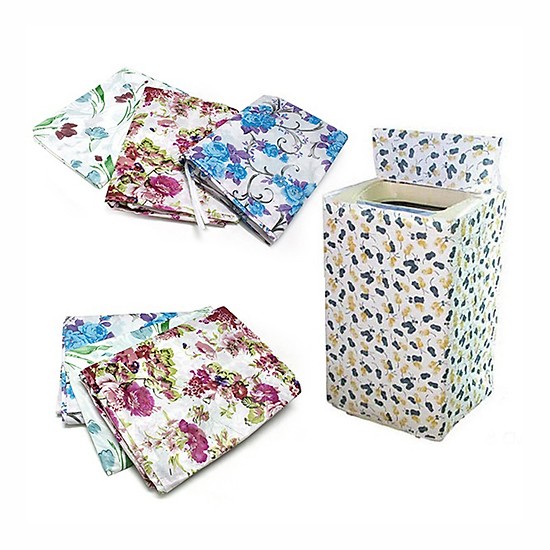 Áo trùm máy giặt - Phủ máy giặt cửa trên/cửa trước size lớn 90x61x64Cm No.101815