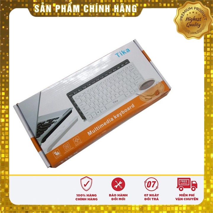 Bàn phím máy tính (Xả Kho) Bàn Phím Mini Tika Thiết Kế Nhỏ Gọn Dễ Sử Dụng  Đảm Bảo Chất Lượng.PMT