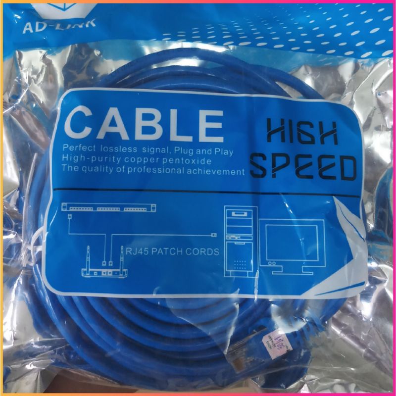 Cáp mạng LAN AD-LINK CAT6 UTP Highspeed bấm sẵn 2 đầu RJ45