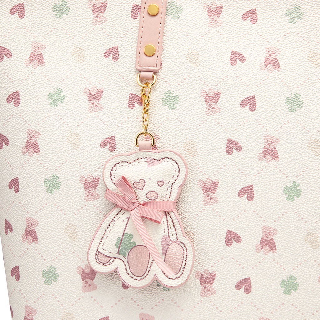 Túi xách nữ Tote Bag Just Star size to đi làm, học , đi chơi du lịch charm gấu nơ ViAnh Store 172887