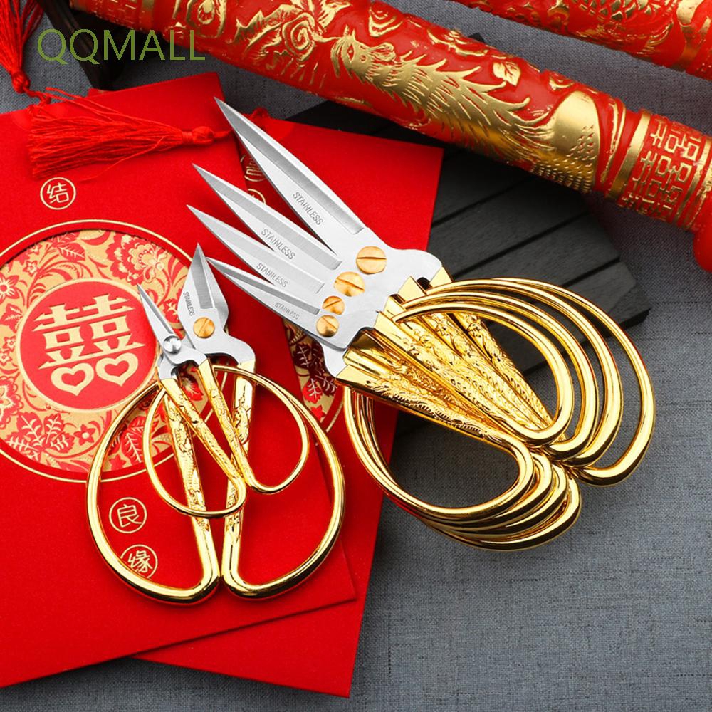 Kéo cắt bằng thép không gỉ tiện dụng cho thủ công may vá QQMALL