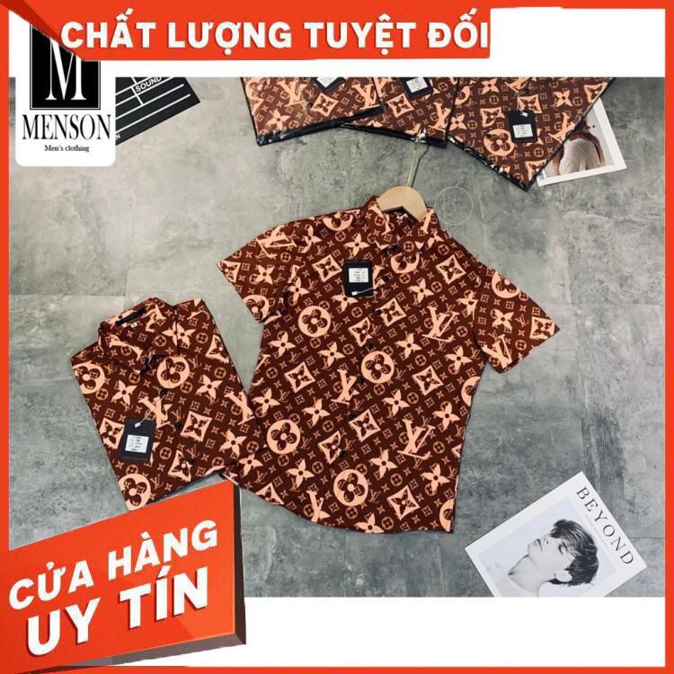 HÀNG CAO CẤP -  ⭐️SIÊU PHẨM⭐️Áo Sơ Mi Nam Luonvuituoi Cộc Tay Hàng Hiệu Chất Mát Mùa Hè - Áo Sơ Mi Nam hàng hiệu cao cấp