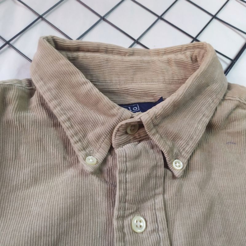 Áo sơ mi 2hand nhung tăm hiệu Ralph Lauren chính hãng