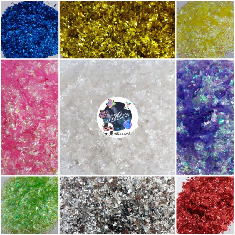 Kim Tuyến Giấy nhiều màu Hologram toru_slime