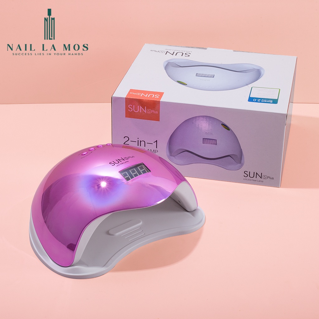 Máy hơ gel SUN 5 Plus tráng gương cầu vồng 48W 36 bóng đèn