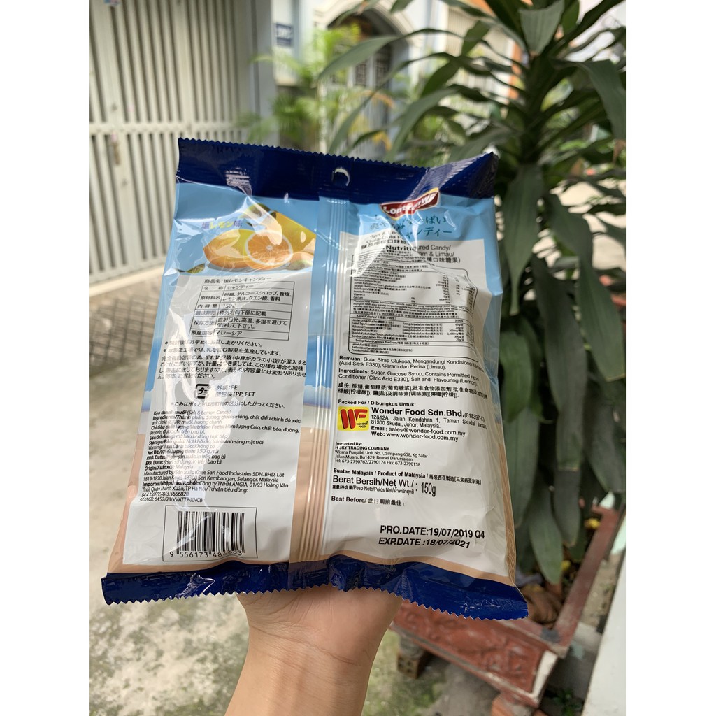 Kẹo Chanh muối Malaysia 150g - HSD T6/2021 | BigBuy360 - bigbuy360.vn