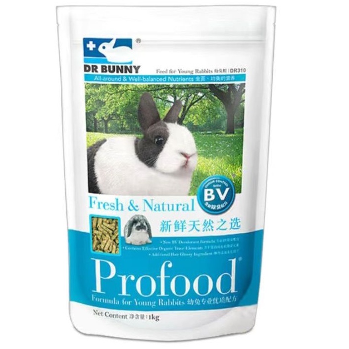 Dr bunny Thức Ăn profood Nhiều Protein Cho Thỏ Con 1kg