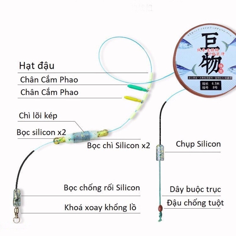 Trục săn hàng chuyên săn cá khủng tải trọng cao