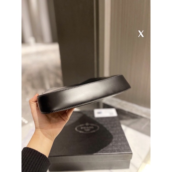 Túi xách prada kẹp nách sz 27 chất da thật