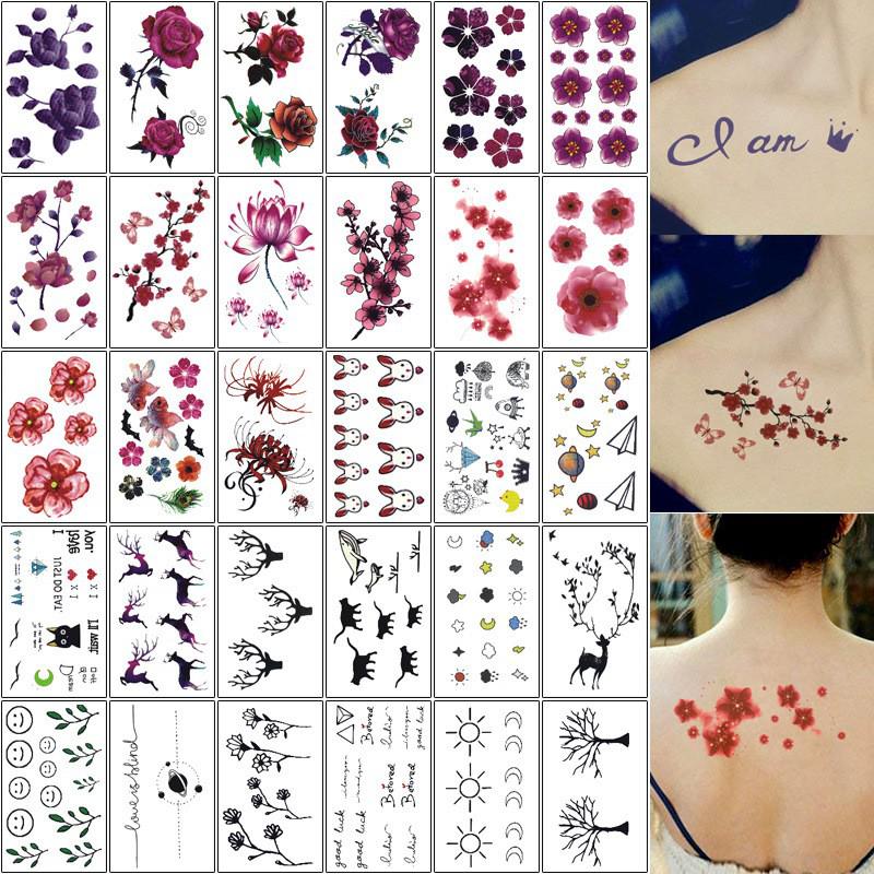 Bộ (sét, gói) 30 miếng dán hình xăm tato cực độc- cực đẹp