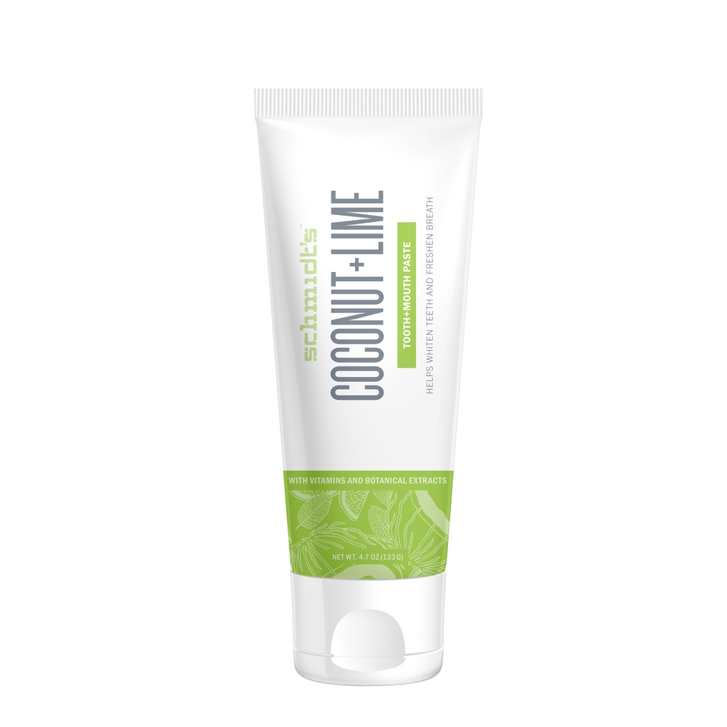 [Răng Miệng] Kem Đánh Răng Hữu Cơ Schmidth's Coconut Lime 133Gr