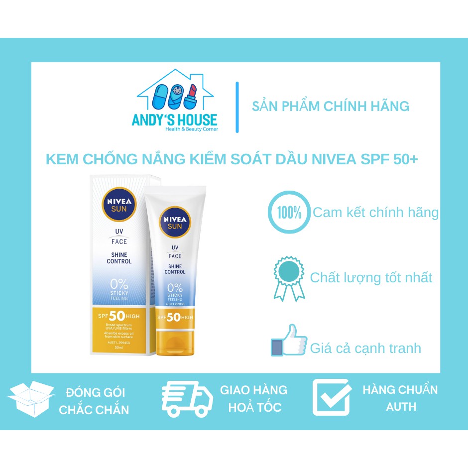 Kem Chống Nắng Nivea Shine Control 50ml