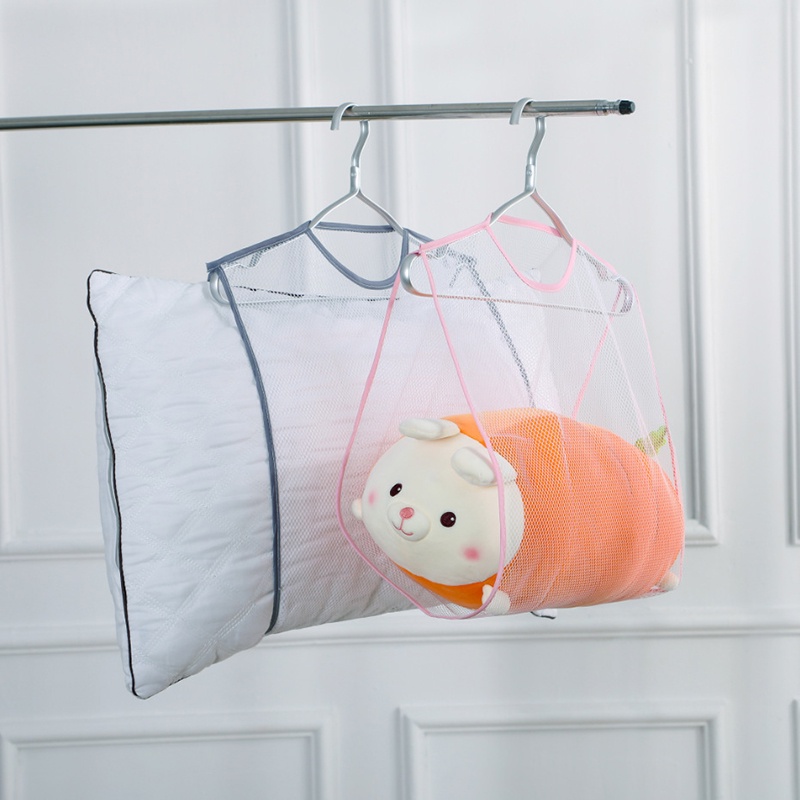 Gối Gấp Thoáng Khí, Lưới Sấy, Móc Treo Ban Công Đệm Lưới Túi Khô Giá Đựng Lưới