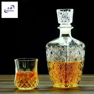 BR01-Bình Đựng Ngâm Sâm Thuỷ Tinh 750ml
