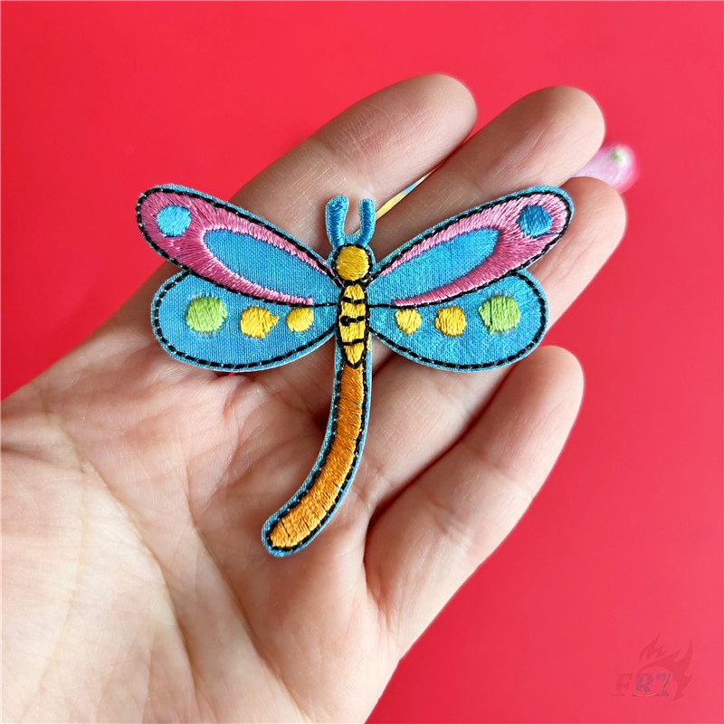 ♥ Sticker Ủi Thêu Hình Côn Trùng Hoạt Hình ♥ 1 Sticker Ủi Thêu Hình Khu Vườn