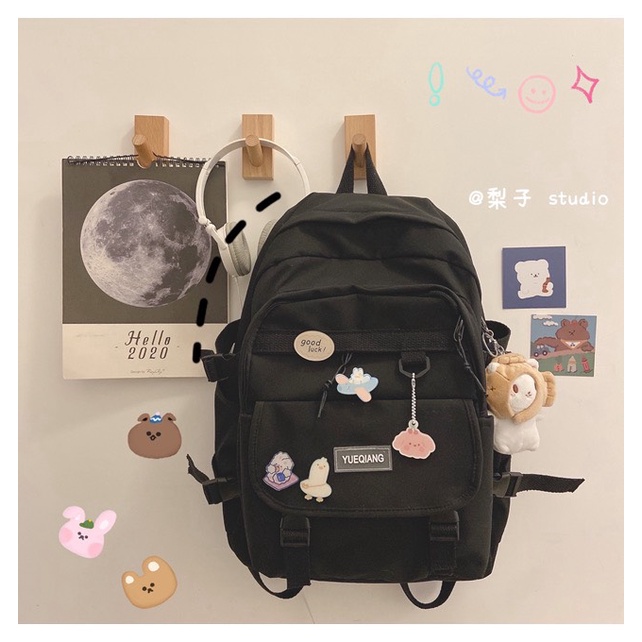 🕙 Balo kiểu dáng basic xì tin đi học Vokoko ver 2 🌈✨ Hàng có sẵn