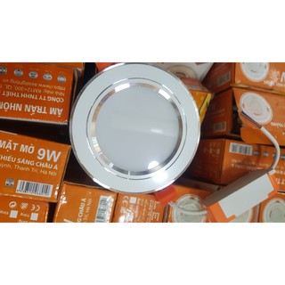 Đèn âm trần mặt trắng 7w -d90 asia