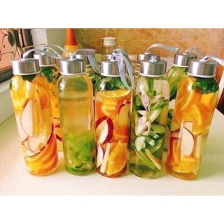 Detox thủy tinh sét 5 chai