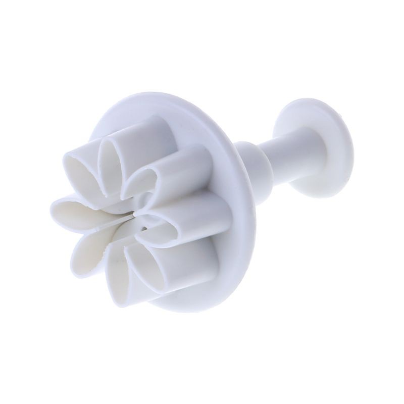 Set 4 Khuôn Nhấn Bánh Quy Hình Hoa Cúc Bằng Nhựa