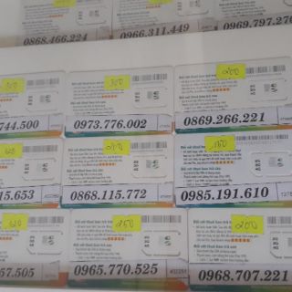 Sim viettel số đẹp giá rẻ