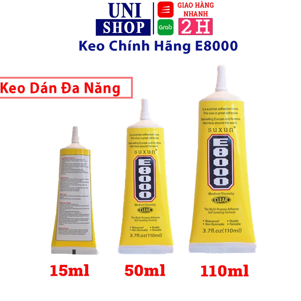 Keo e8000, keo dán điện thoại, keo dán màn hình điện thoại,Dán Phụ Kiện Ốp Lưng Điện Thoại - Uni Shop