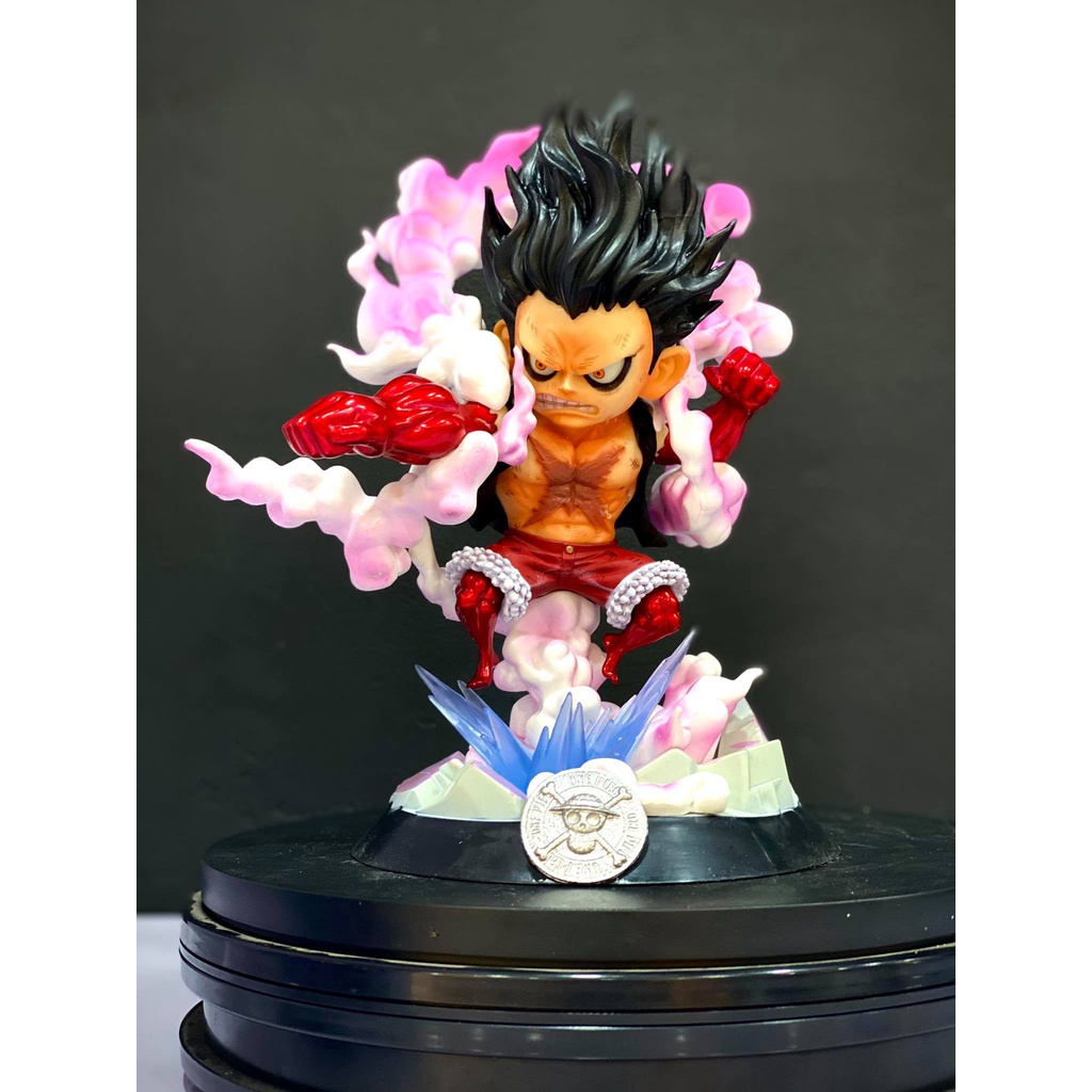 Mô hình Luffy mũ rơm One Piece gear 4 Snake Man haki Cao 23cm - Figure Tượng Monkey D.Luffy Vua Hải Tặc
