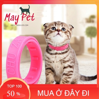 Vòng cổ chống ve rận bọ chét chó mèo - Vòng cổ chống bọ chấy trên da lông cún, mèo-MayPet