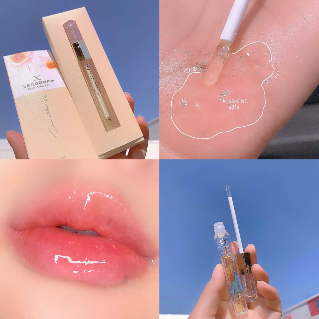 Son bóng dưỡng môi Camellia Lip Oil Hoa Tinh Chất Hoa Sơn Trà