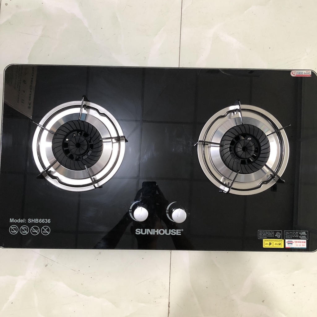 Bếp gas âm Sunhouse SHB-6636 - HÀNG TRƯNG BÀY