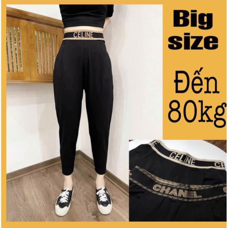 Quần Baggy Lưng Thun Cạp Cao ,Quần Bom .