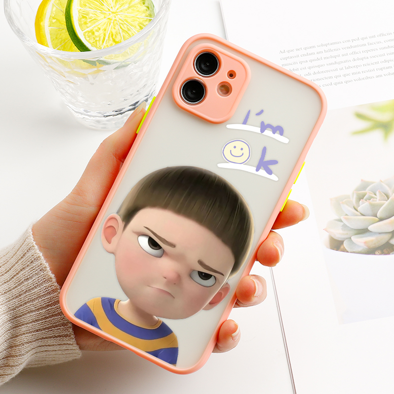 Ốp điện thoại silicon in hình dễ thương cho Iphone 11 12pro Max 12mini X Xs Max Xr6 8