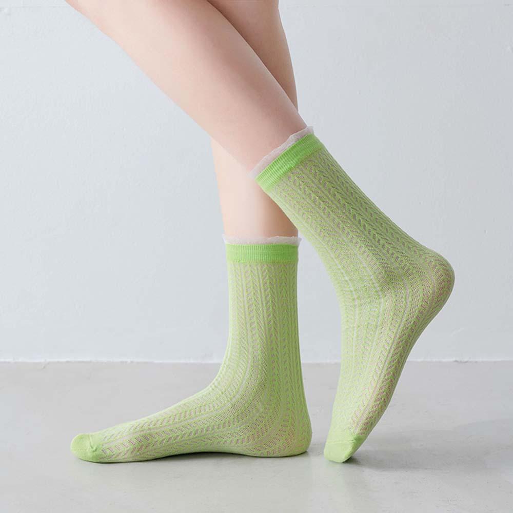 MOCHO Tất Lưới Thời Trang Mùa Hè Hàn Quốc Ngọt Ngào