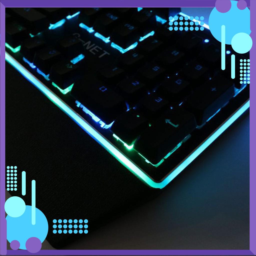 Bàn phím cơ G-Net K88 - Led RGB - Switch quang học - Màu đen - BH 12 tháng