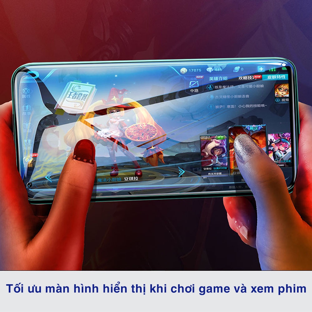 Dán màn hình Oneplus 8 full màn hình trong suốt PPF chính hãng Moxiao Xing - Dán dẻo Oneplus 8