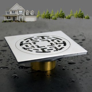 PHỄU THOÁT SÀN CHỐNG MÙI & CÔN TRÙNG 10x10cm LÕI LÒ XO ST504-1av