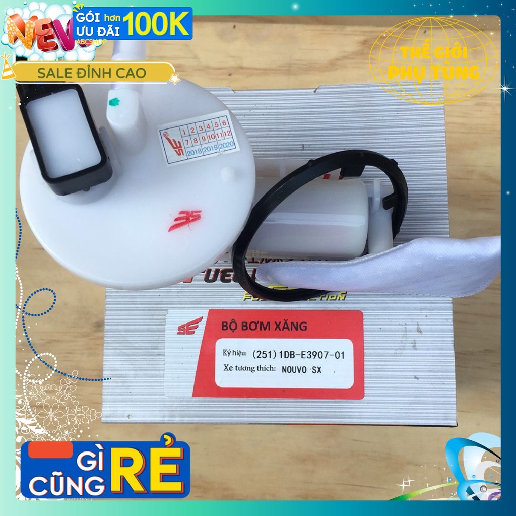 Bộ Bơm Xăng xe máy Nouvo SX ( Nouvo 5) thương hiệu SE chính hãng (cho xe Yamaha ya)