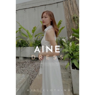 𝑨𝒊𝒏𝒆 𝑫𝒓𝒆𝒔𝒔 - váy sơ mi không tay dáng dài