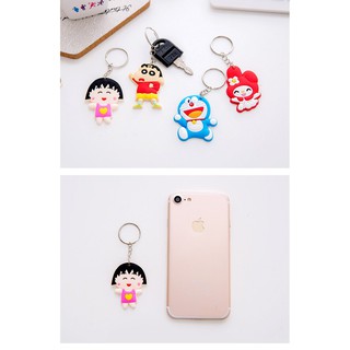 Móc chìa khóa hình thú siêu cute