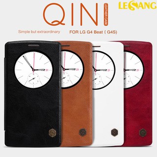 Bao da lg g4 hiệu nillkin qin tặng kính cường lực