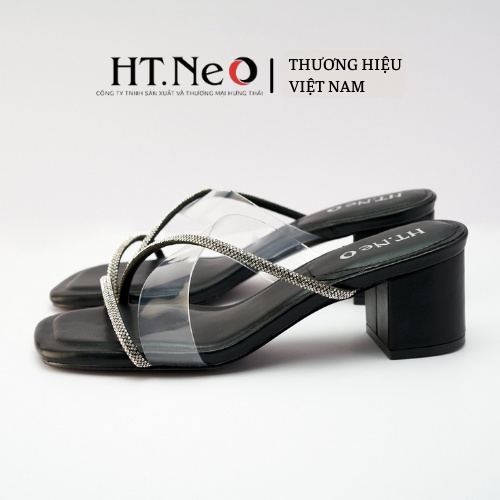 Dép nữ HT.NEO Da mềm mại, thiết kế trẻ trung, thanh lịch phương hướng classic SDN118