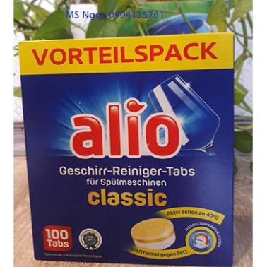 Viên rửa bát Alio Classic 120 viên (2 hộp 100 viên)