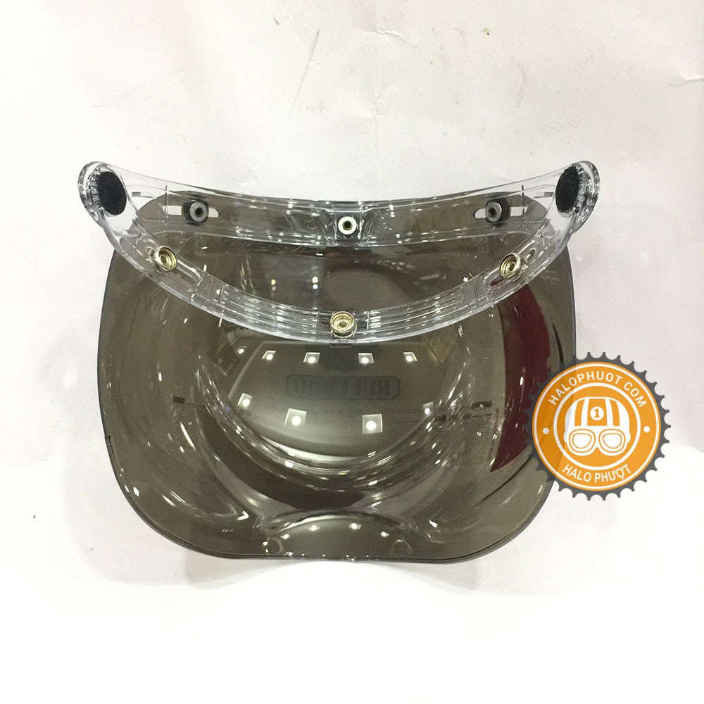 Kính Bubble Bulldog gắn nón 3/4