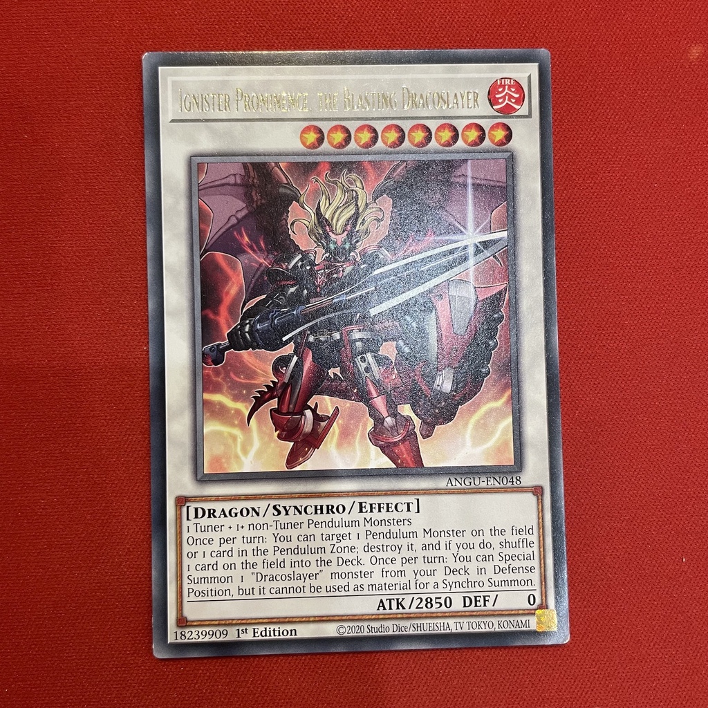 [EN-JP][Thẻ Bài Yugioh Chính Hãng] 'Ignister Prominence, The Blasting Dracoslayer'