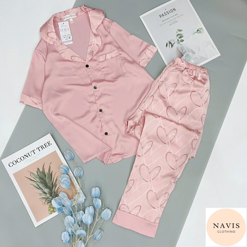 [XẢ KHO] Pijama Lụa Hàn Phối Satin Mẫu Hot 2021 | BigBuy360 - bigbuy360.vn