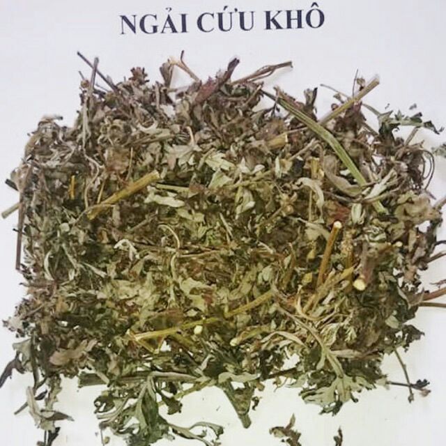 1kg Lá ngải cứu khô nguyên chất giúp thanh nhiệt Hàng công ty Thảo Dược Việt