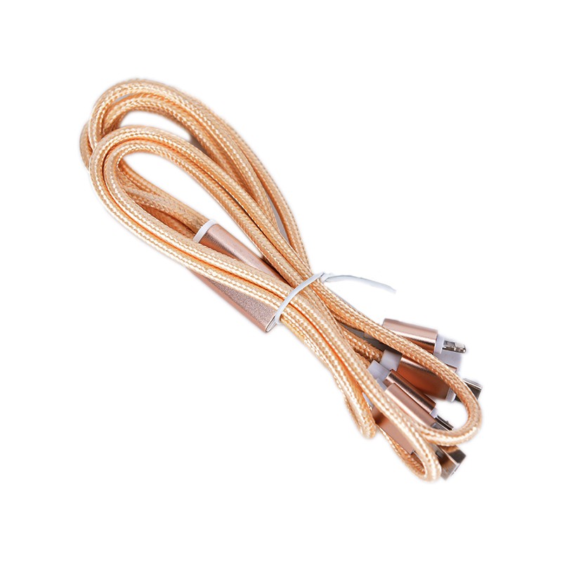 Dây Cáp Sạc Đồng Bộ Dữ Liệu Micro USB Loại C Đa Năng 3 Trong 1 Cho iPhone