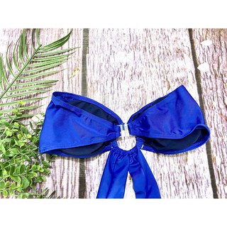 Bikini, Đồ Bơi Hai Mảnh Secxy Khoen Xanh Coban Oderi 835