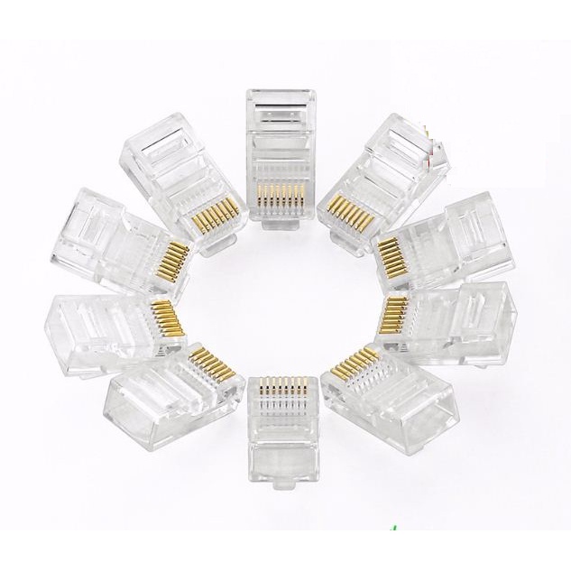 Đầu bấm mạng RJ45 Cat5e Ugreen 20329 (Túi 10 cái)