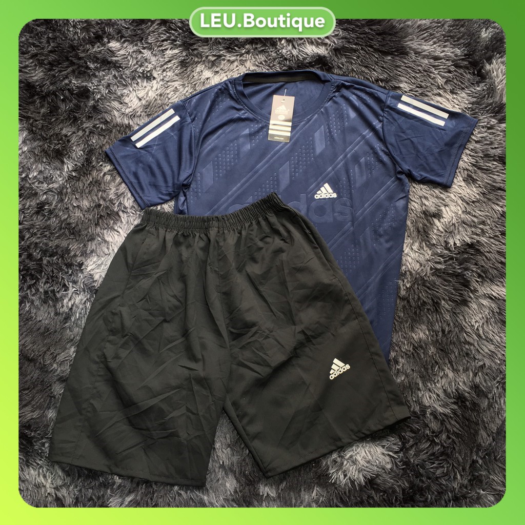 [XẢ KHO] Bộ quần áo thể thao nam mùa hè, vải thun hàng đẹp, co dãn 4 chiều, thoáng mát, logo DAS trên ngực | BigBuy360 - bigbuy360.vn