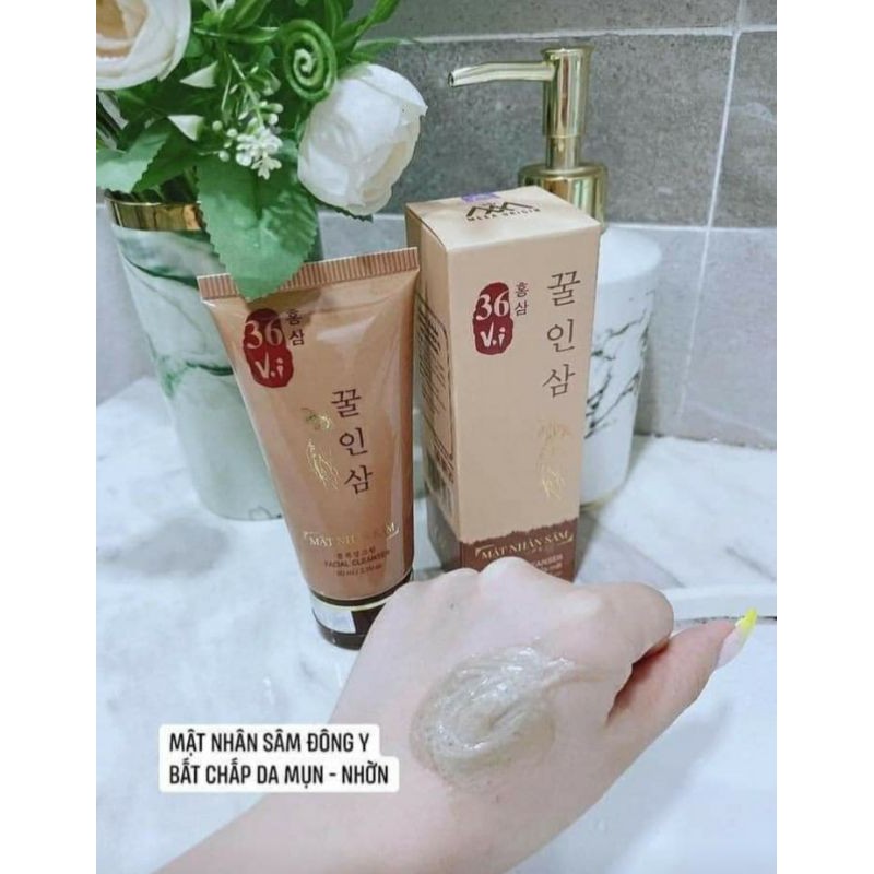 Sữa Rửa Mặt Mật Nhân Sâm Chính Hãng